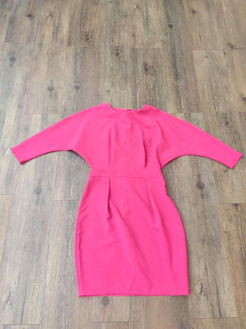 fuschia pink dress