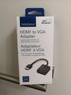 HDMI to VGA adapter - free monitor as bonus gift