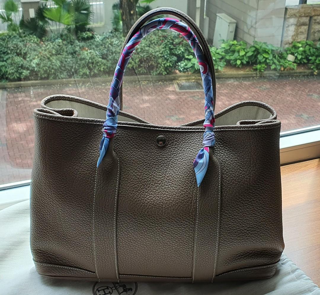 Hermes Garden Party 36 Etoupe #U *Below Retail Price*, Luxury, Bags &  Wallets on Carousell