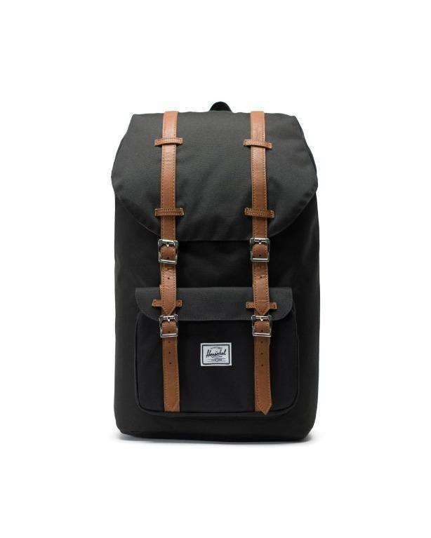 herschel little america black crosshatch