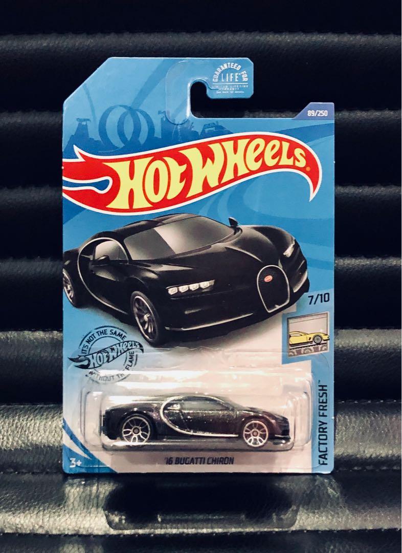 Hot Wheels Mainline Bugatti Chiron Black Toys Games Bricks Figurines On Carousell