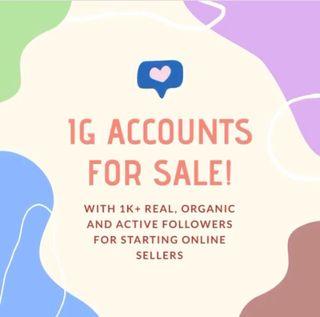 IG Accounts For Sale