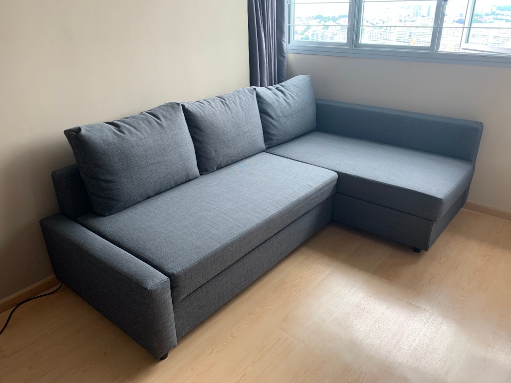 IKEA FRIHETEN L shape Sofabed with storage in bargain!, Furniture