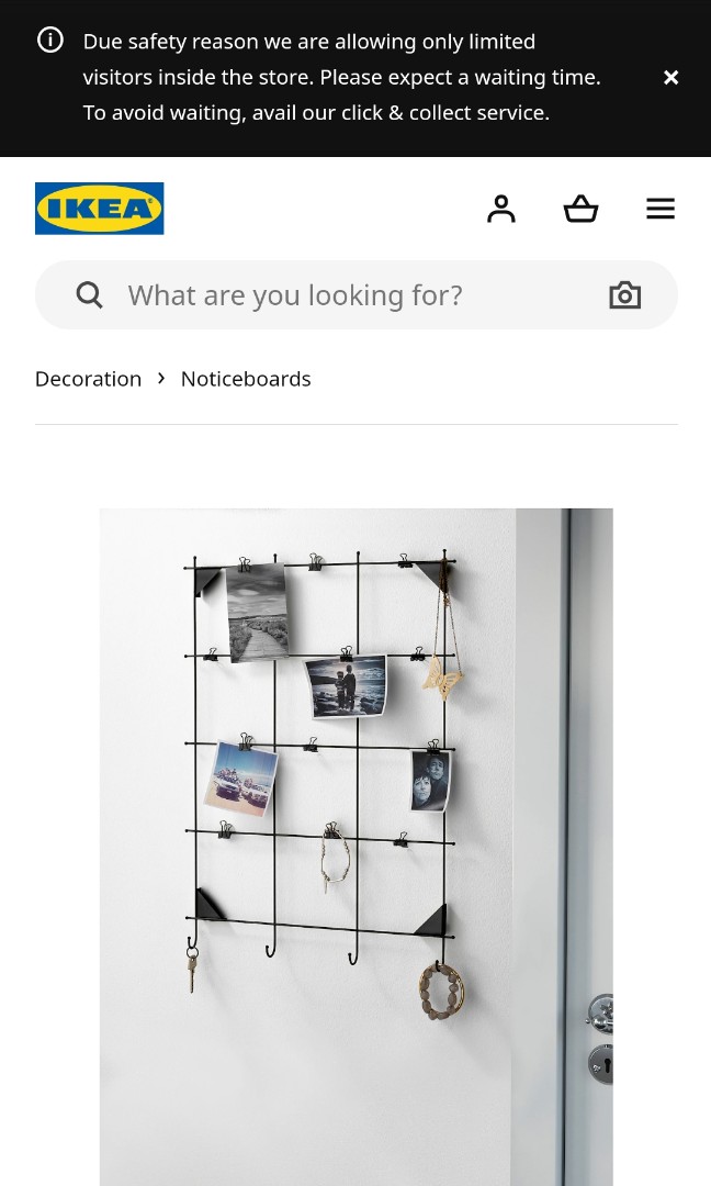 Ikea Myrheden Memo Board, Furniture & Home Living, Cleaning & Homecare Supplies, Ironing Boards