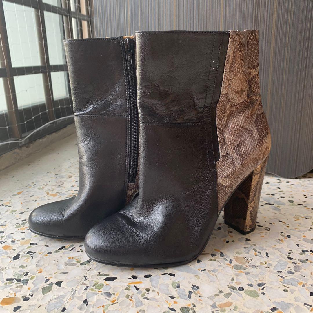 Nine west snakeskin shop boots