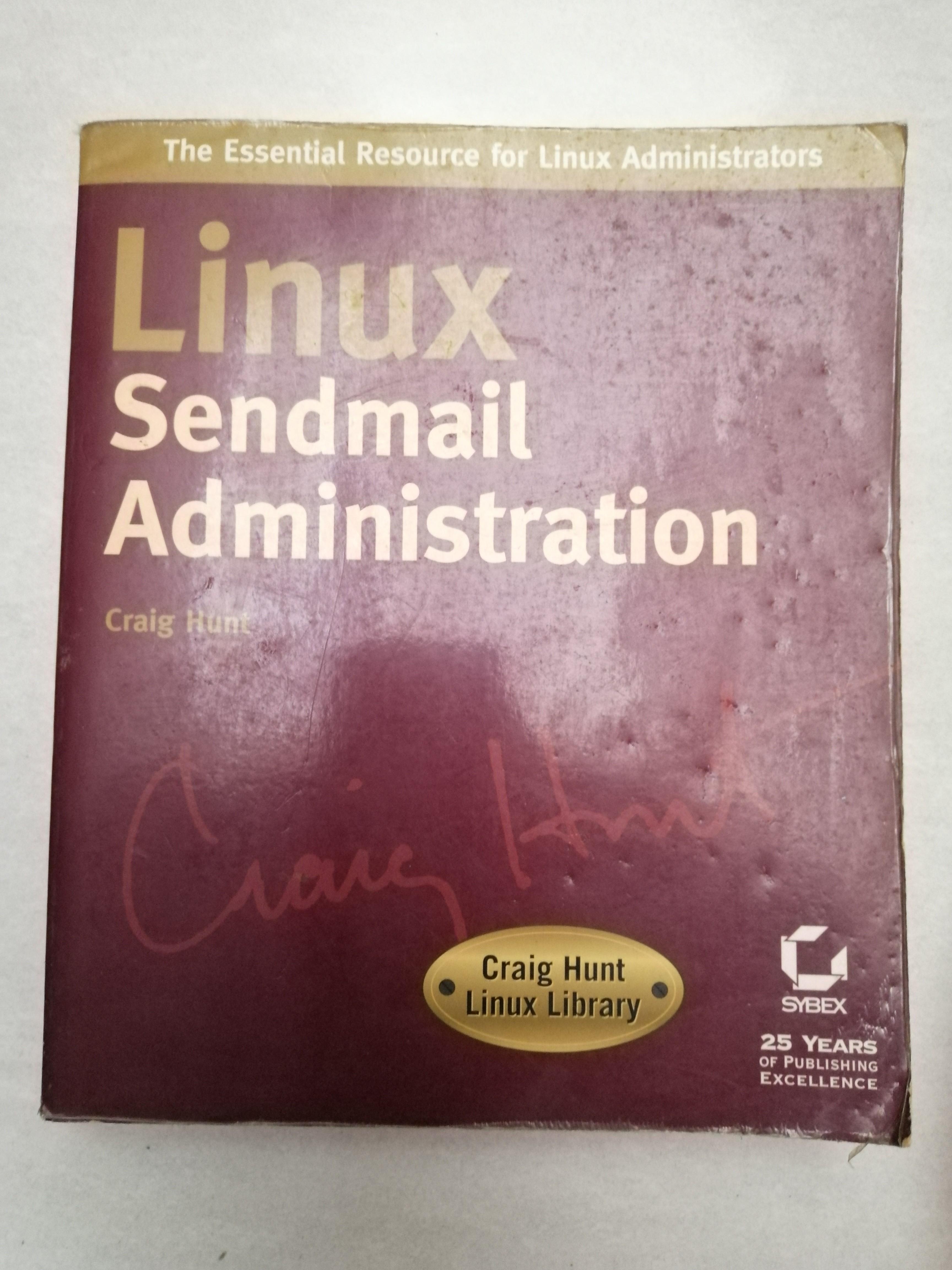 Linux Sendmail Administration (Category: Textbooks) located in Klang. Submitted by double_8five (Listing ID 1032611276, Image 1). Description: Buku terpakai untuk dilepaskan. Condition 8/10. Berminat roger.