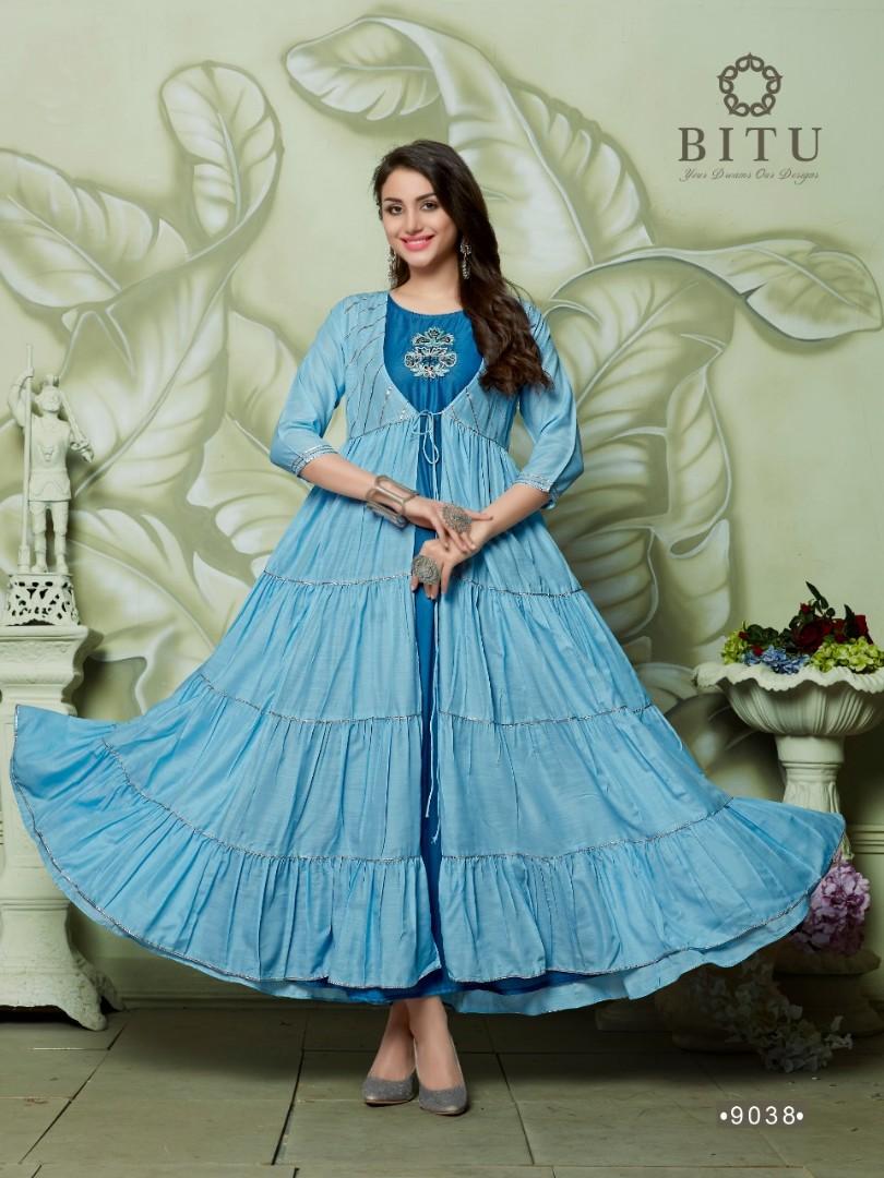 Frock long hotsell kurti
