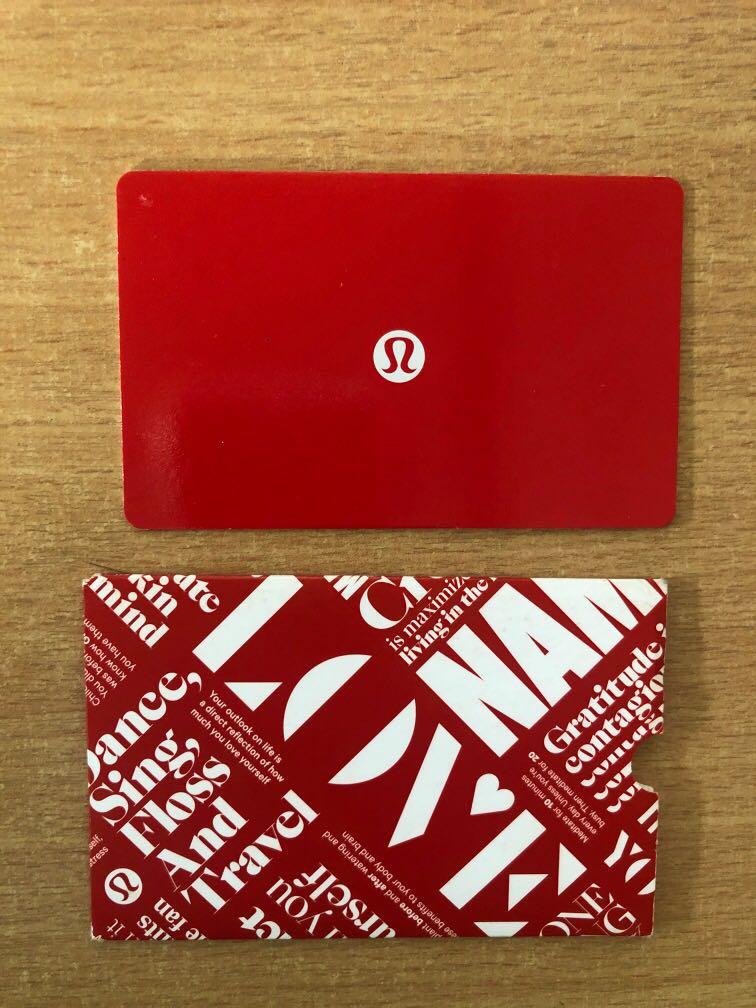 Lululemon Gift Card 250 In Value Women S Fashion Clothes Others On Carousell
