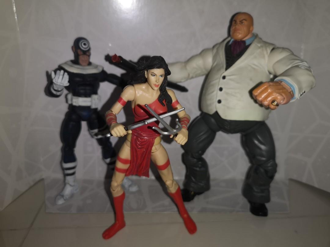 Marvel Legends Toybiz Kingpin Bullseye Elektra Toys Games Bricks Figurines On Carousell