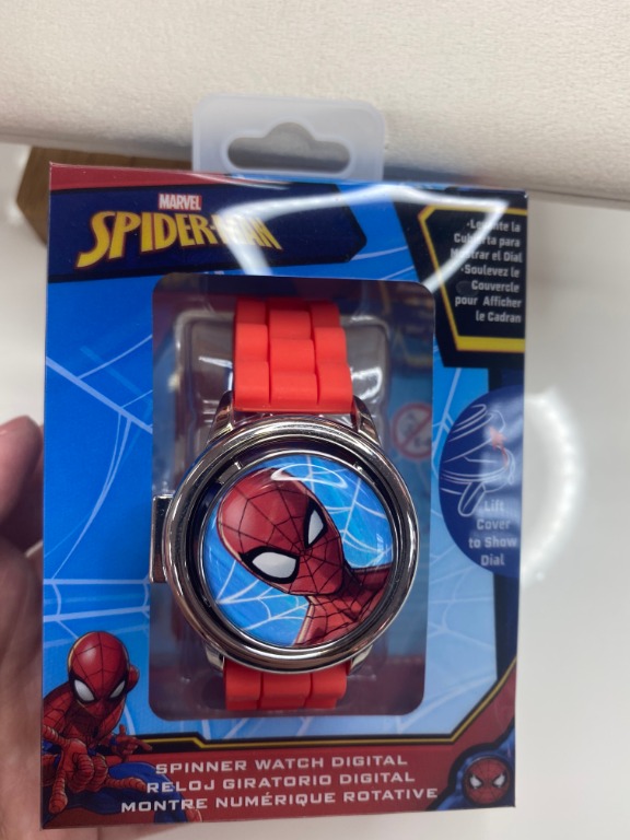 Spiderman discount spinner watch