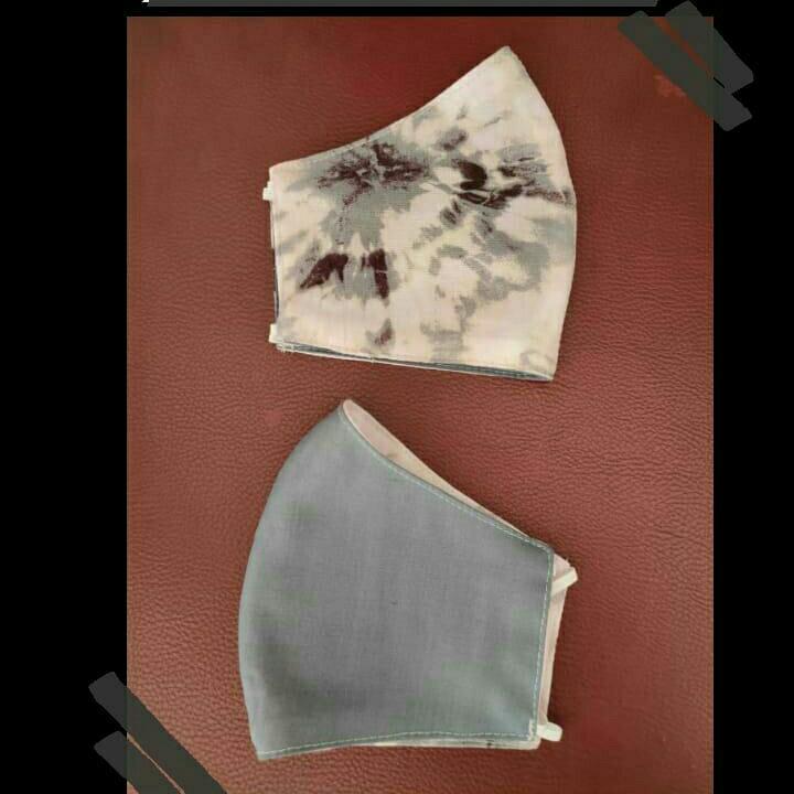 Masker Tie Dye Abu Abu Barang Yang Dicari Di Carousell