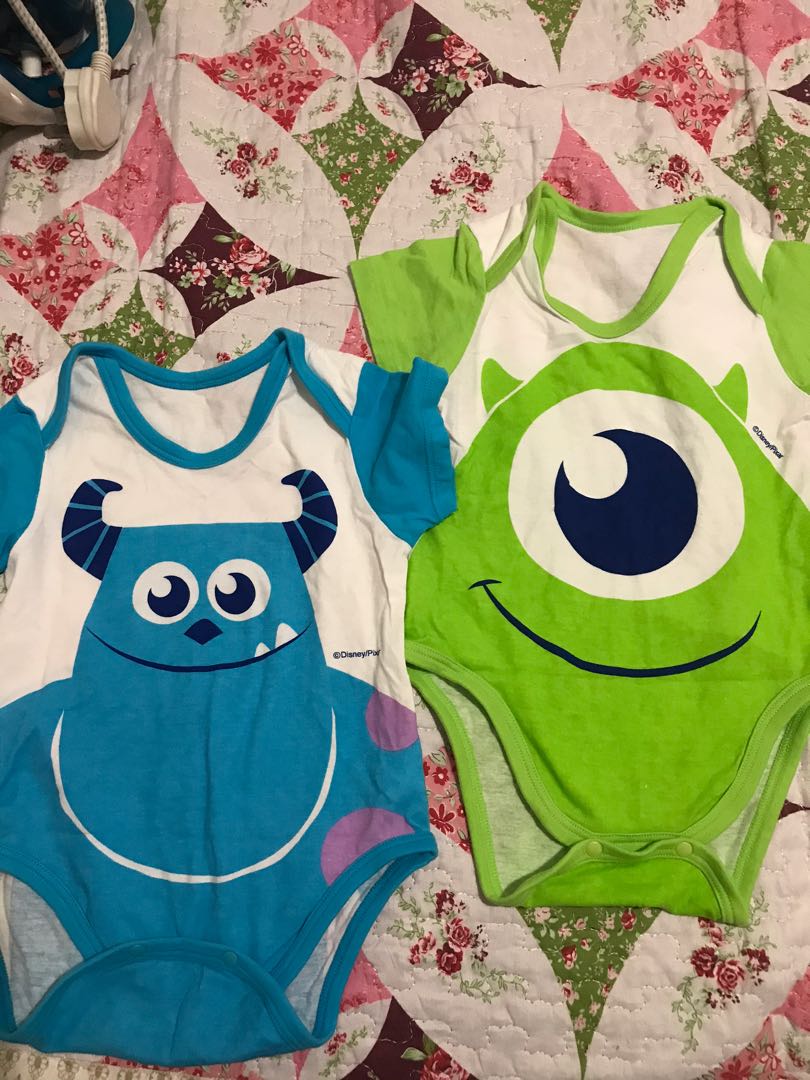 sulley baby onesie
