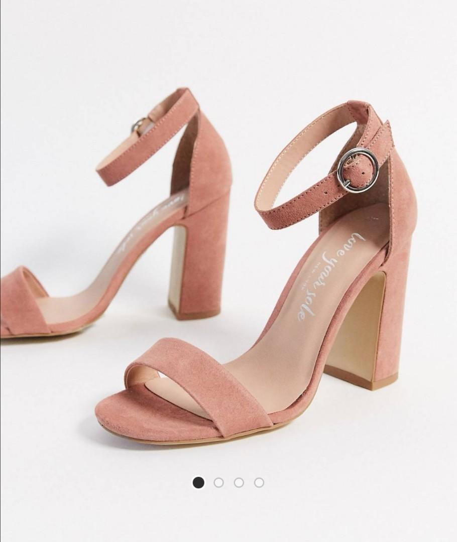 old rose heels