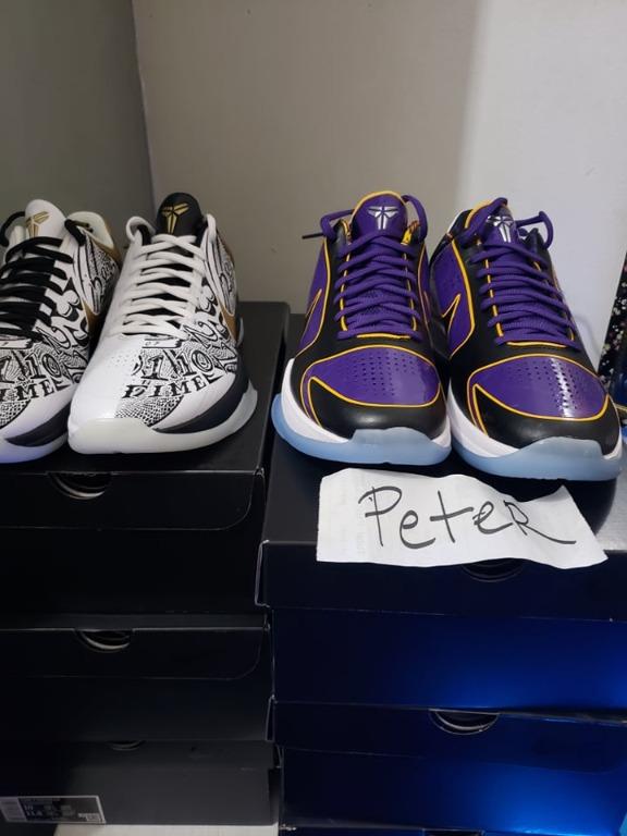 zoom kobe 5 protro lakers