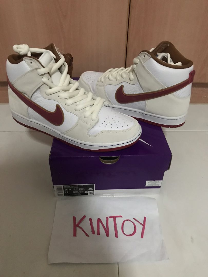 nike sb dunk high sail