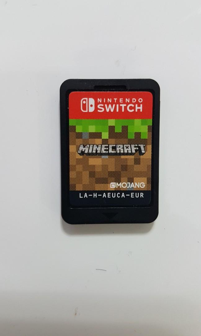 nintendo switch minecraft game card