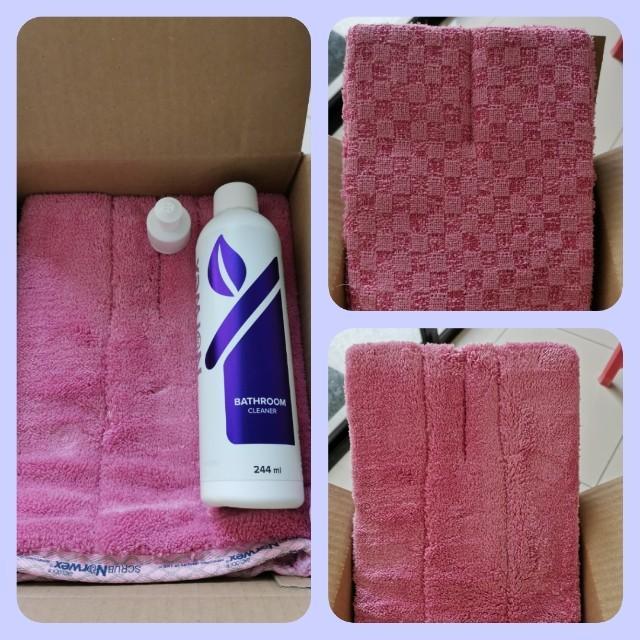 Norwex Bathroom Scrub Mitt Cleaner Health Nutrition Medical