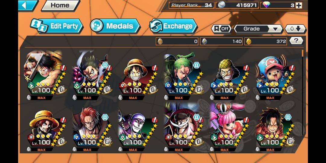 One Piece Bounty Rush Account Max Shank And Many Other Characters Video Gaming Video Game Consoles Others On Carousell One Piece Bounty Rush Account Max Shank And Many Other Characters Video Gaming Video Game Consoles Others On Carousell