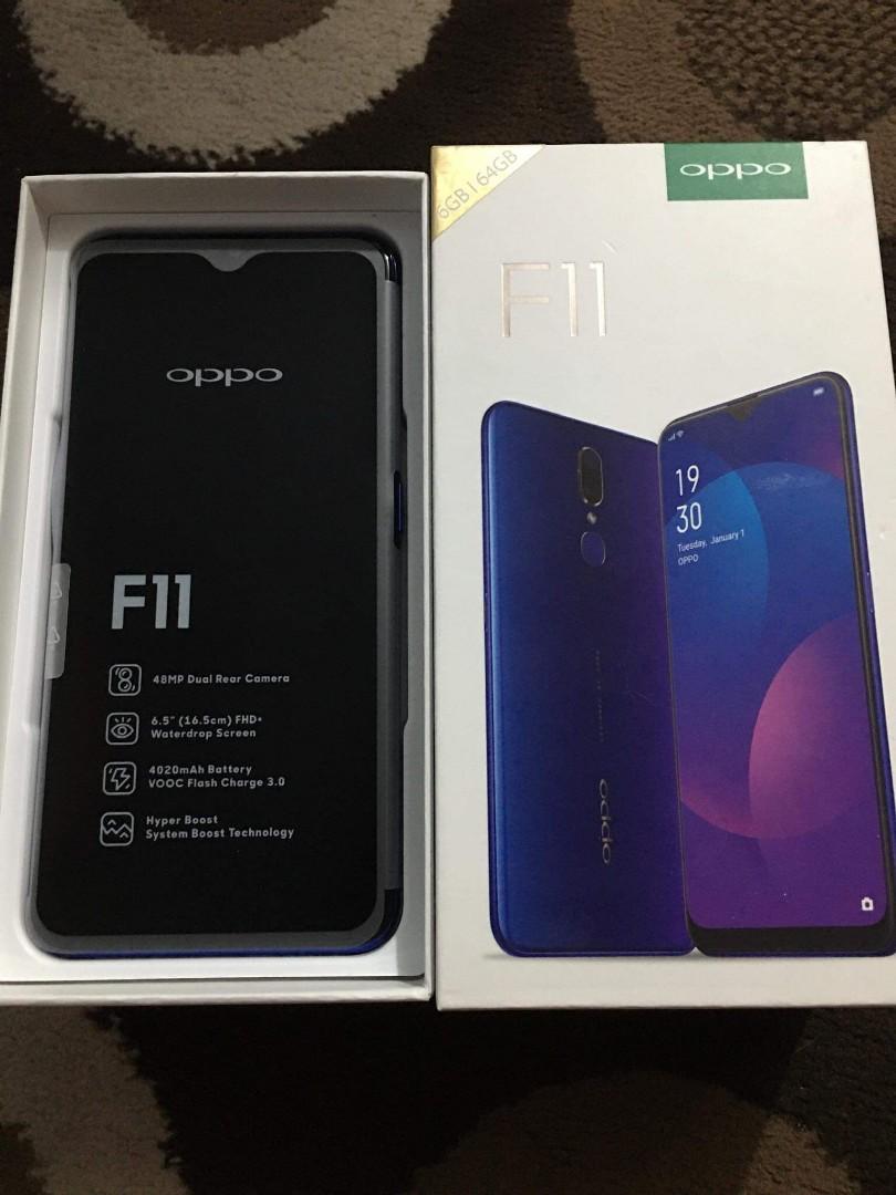 Oppo F11 brandnew (Category: OPPO) located in Caloocan City. Submitted by anglla21 (Listing ID 1032566064, Image 2). Description: Brandnew, opened only for checking Complete package. What you see is what you get. Other available units: S1 11500k s1pro 14000 v17 pro 15k neffos c9a sealed 4k y6s 6500.