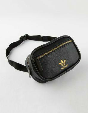 Adidas faux leather shop fanny pack