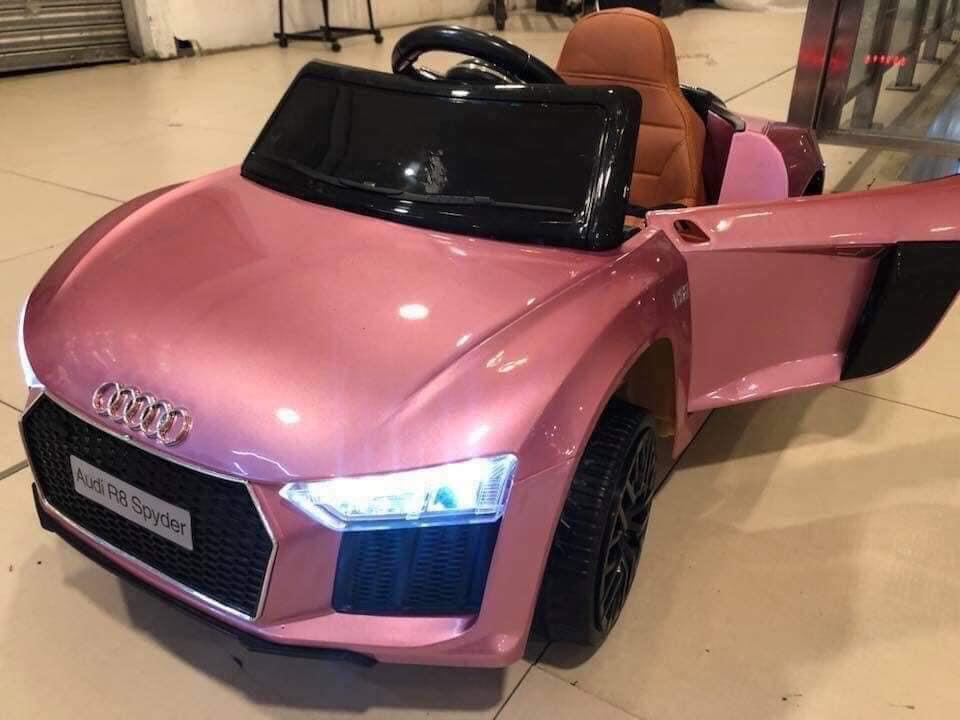 pink audi ride on