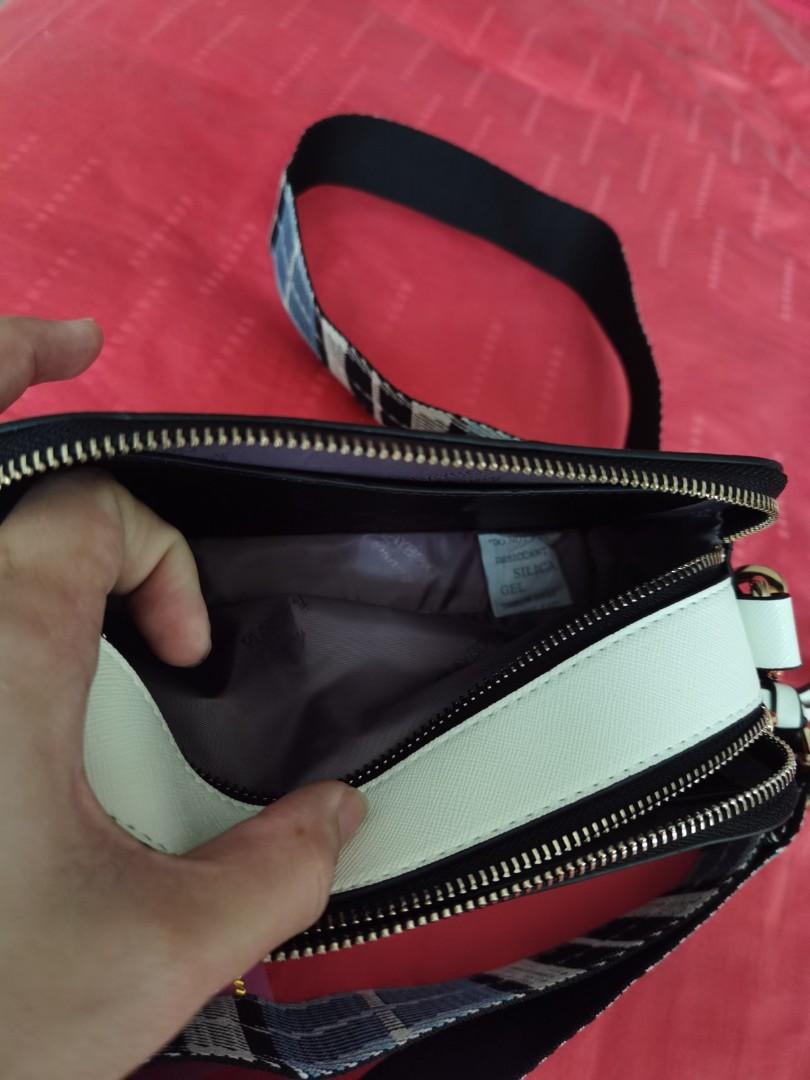 playboy bunny compact saffiano sling bag