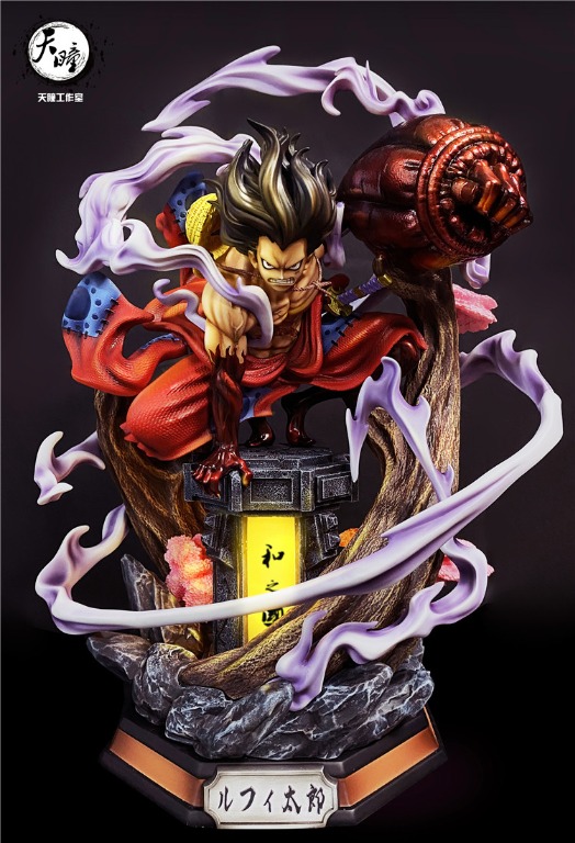 PO ONE PIECE LUFFY GEAR FOURTH SNAKE MAN STATUE FIGURE