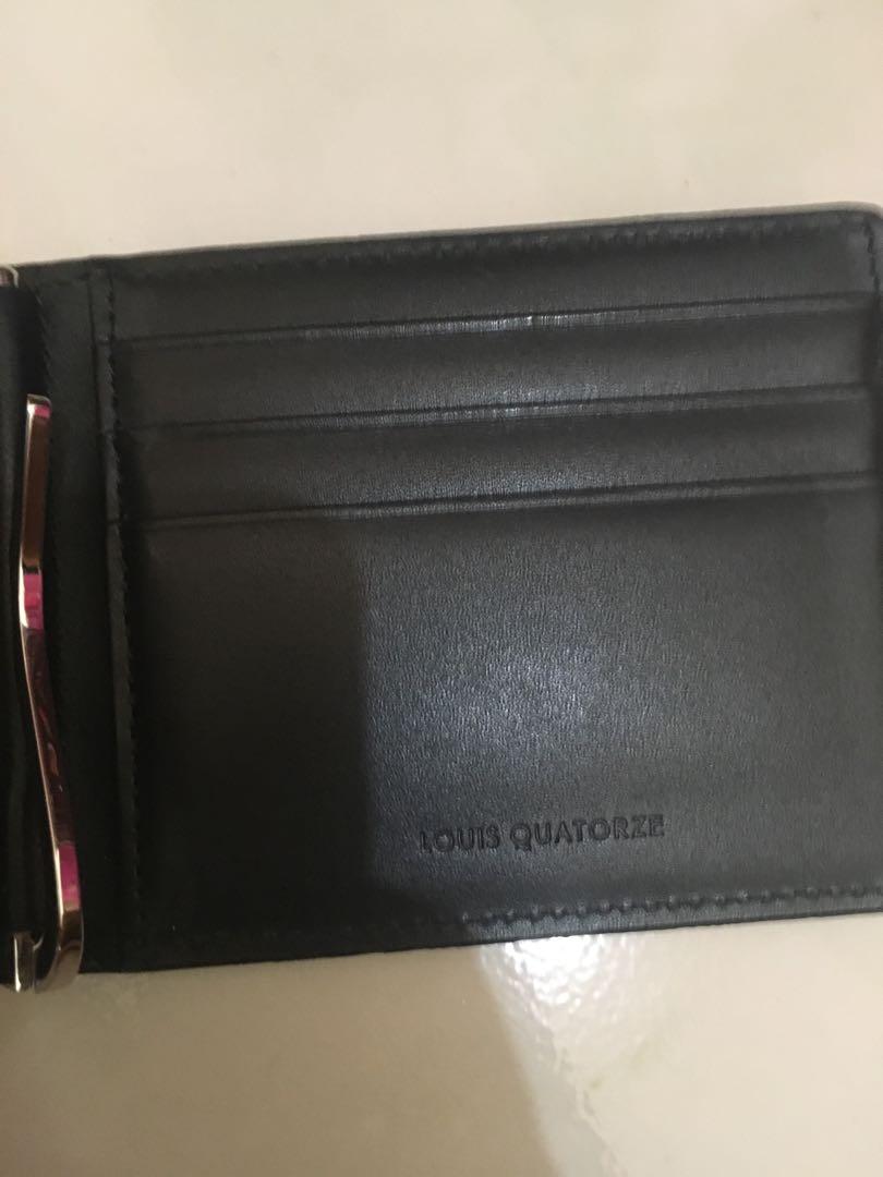 Sold at Auction: Louis Quatorze Men's Leather Money Clip/Wallet