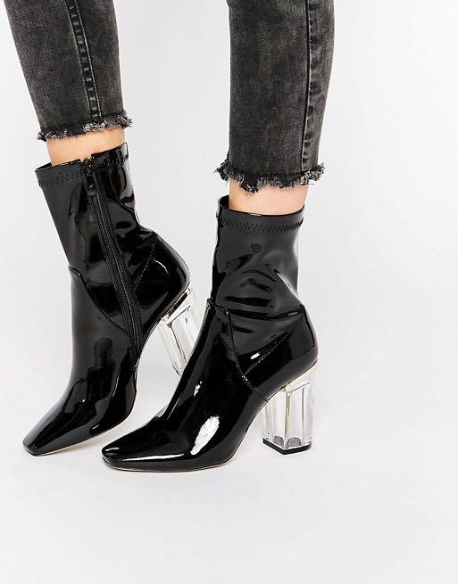 Public desire black best sale boots