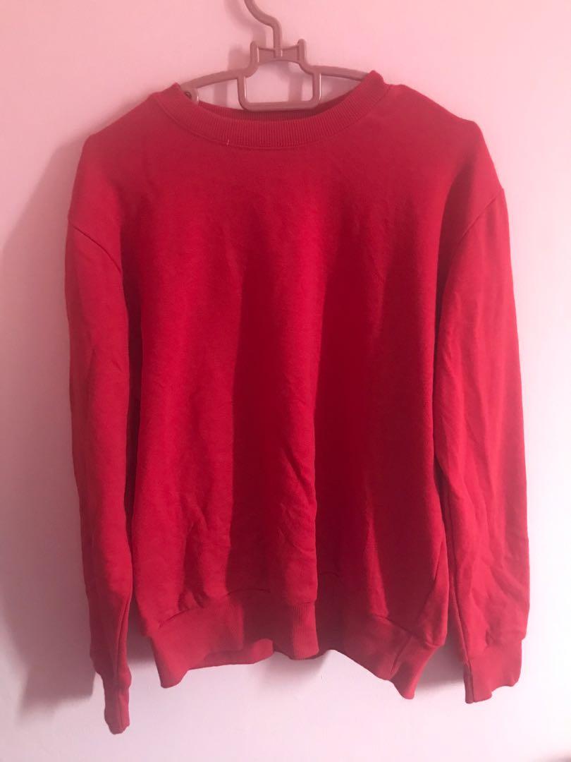 cheap red sweater
