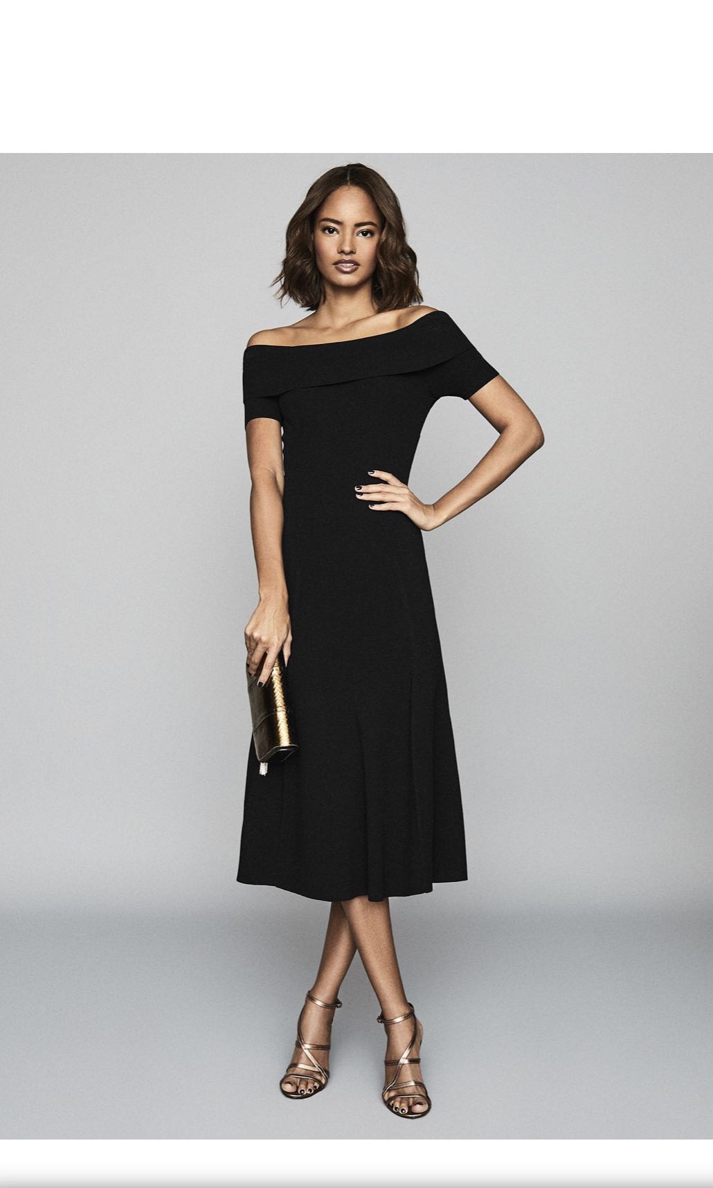 Melissa bandeau midi online dress