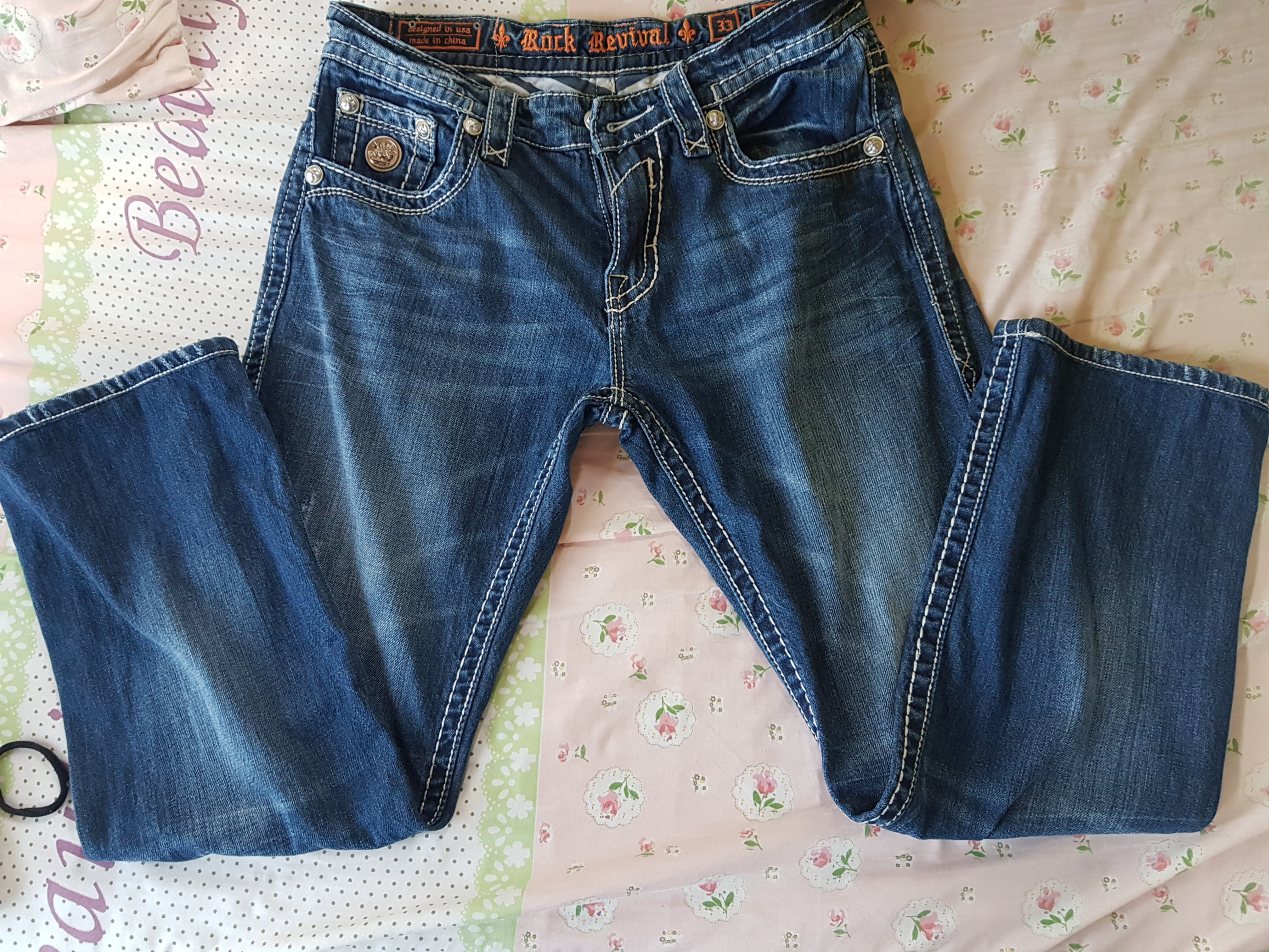rock revival mens jeans size 44