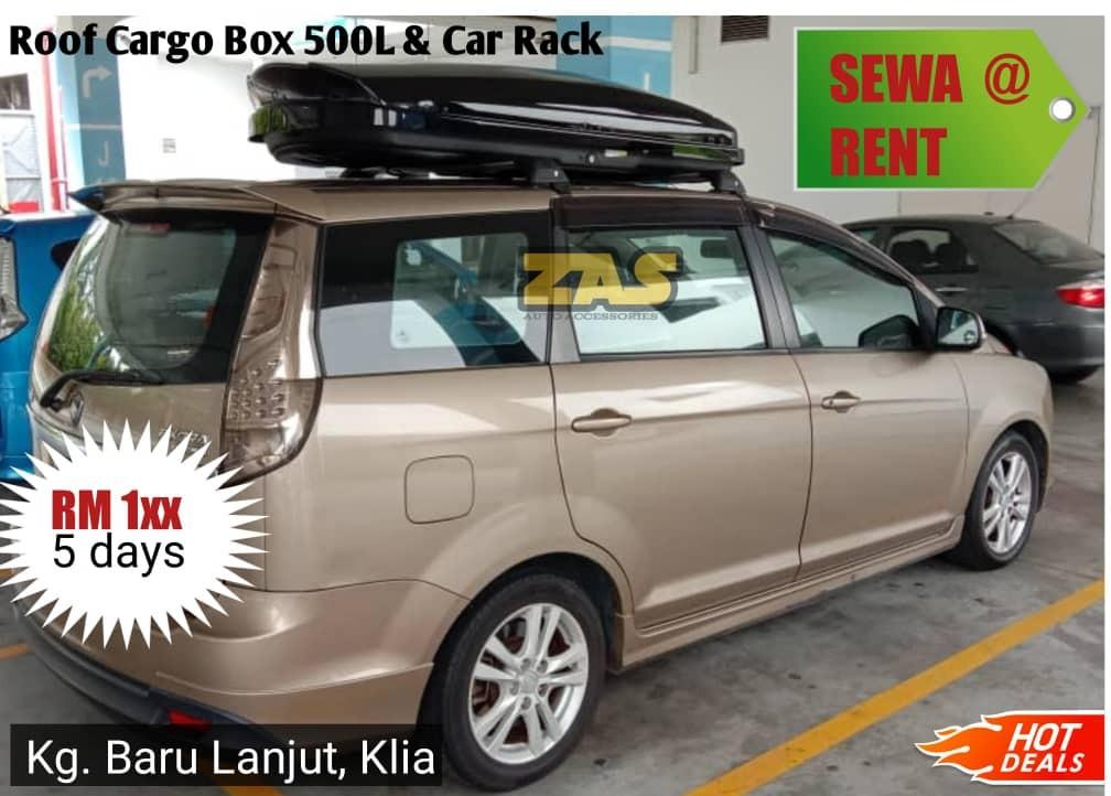 Sewa Car Roof Cargo Box Rent min. 5days Auto Accessories on Carousell