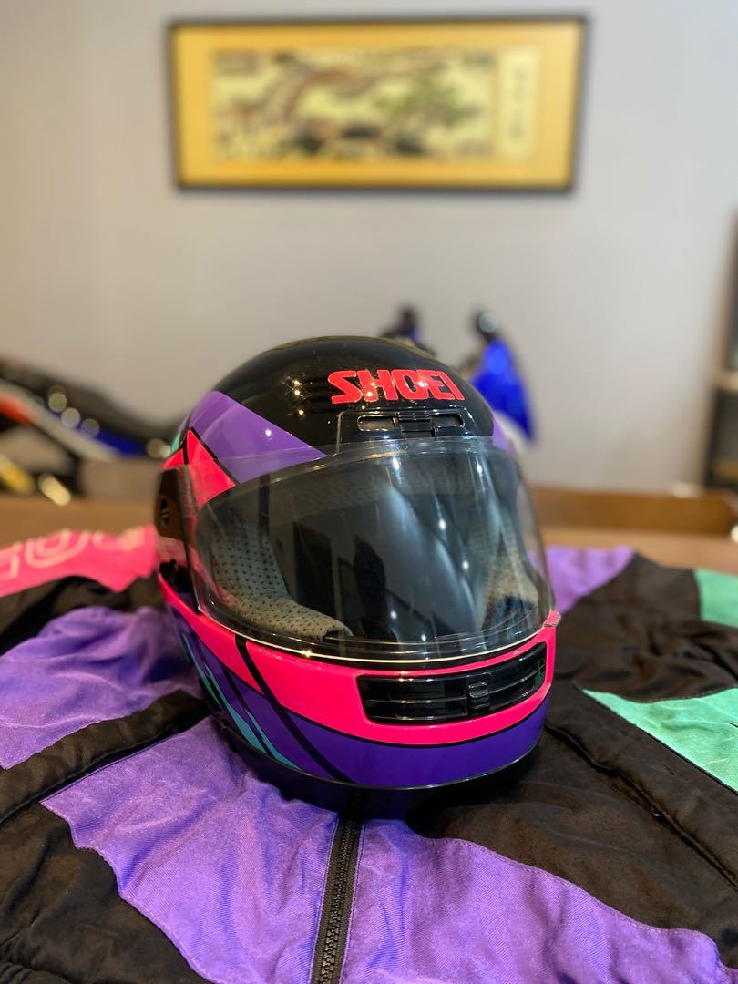 Shoei RSV Vintage Helmet, Auto Accessories on Carousell