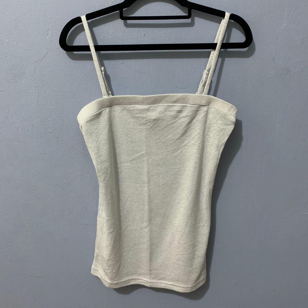 silver camisole tops