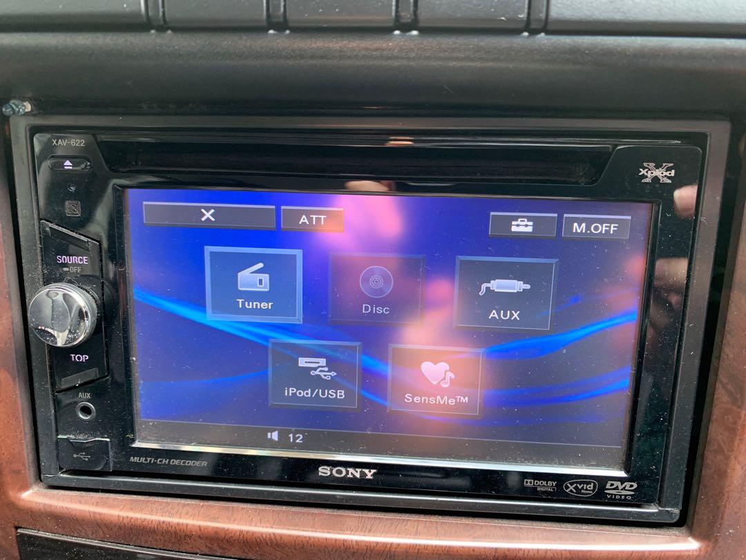 Sony Xplod 2 DIN XAV-622 Touch Screen Multimedia Head Unit, Auto ...