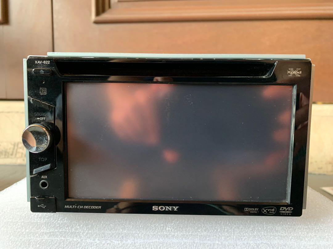 Sony Xplod 2 DIN XAV622 Touch Screen Multimedia Head Unit, Auto