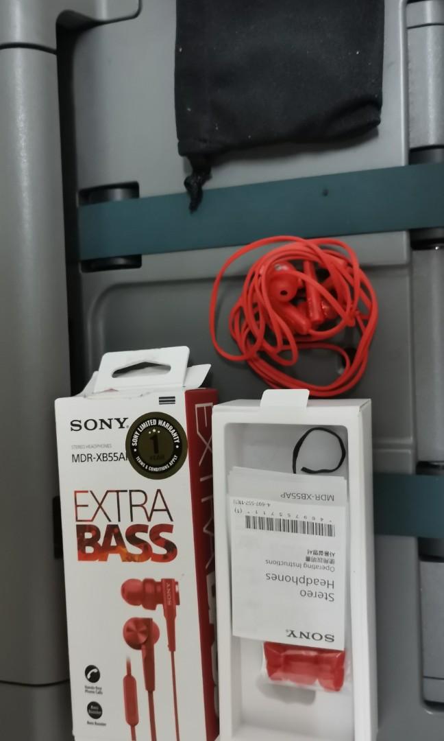 Sony mdr-xb55ap, Audio, Portable Audio 