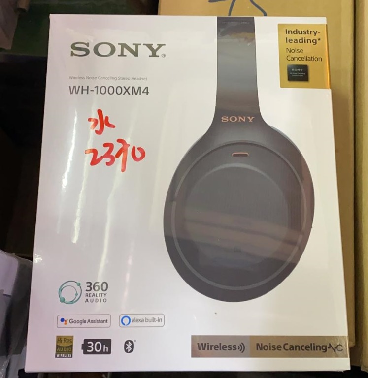 Sony WH-1000XM4 無線耳機水貨現貨, 音響器材, 頭戴式/罩耳式耳機