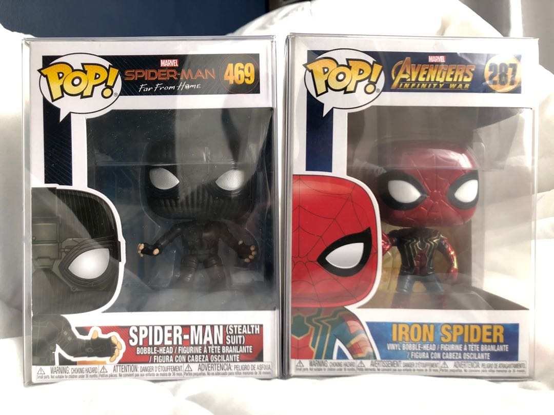 iron spider pop figure