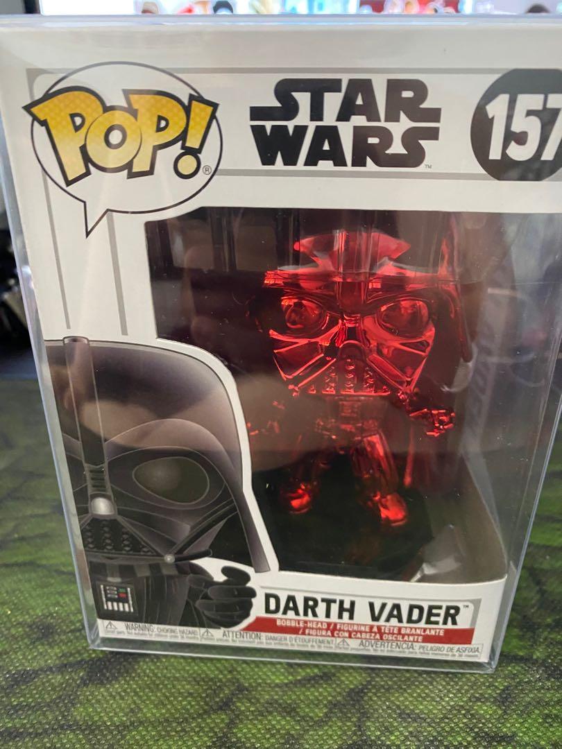 darth vader red chrome pop