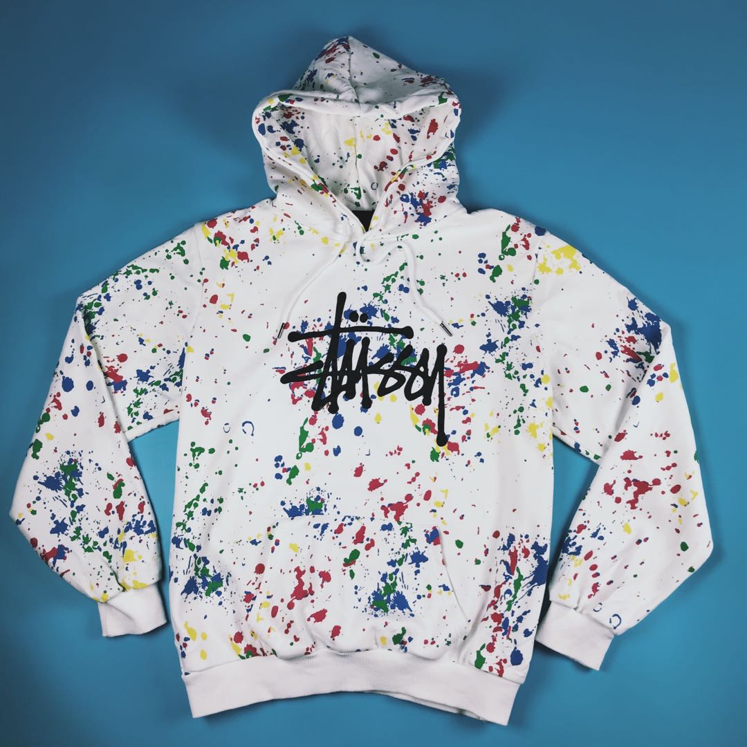 Paint splatter hoodies hot sale