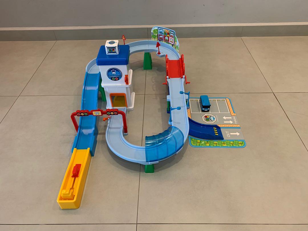 Original Tayo Bus Round and Round Track Play Set Hobbies Toys