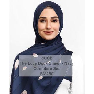 The Love Duck Shawl - Navy