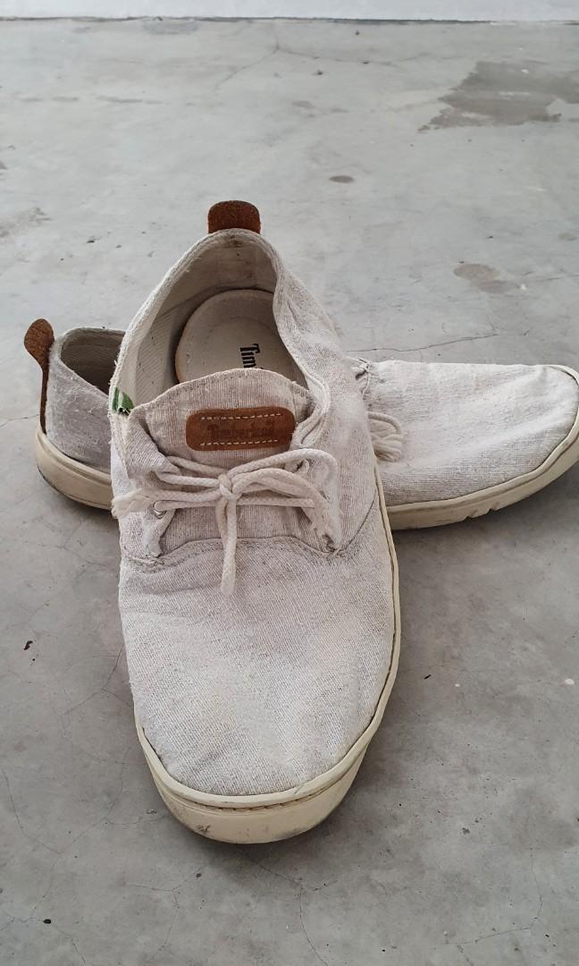 Timberland canvas boat shoes discount
