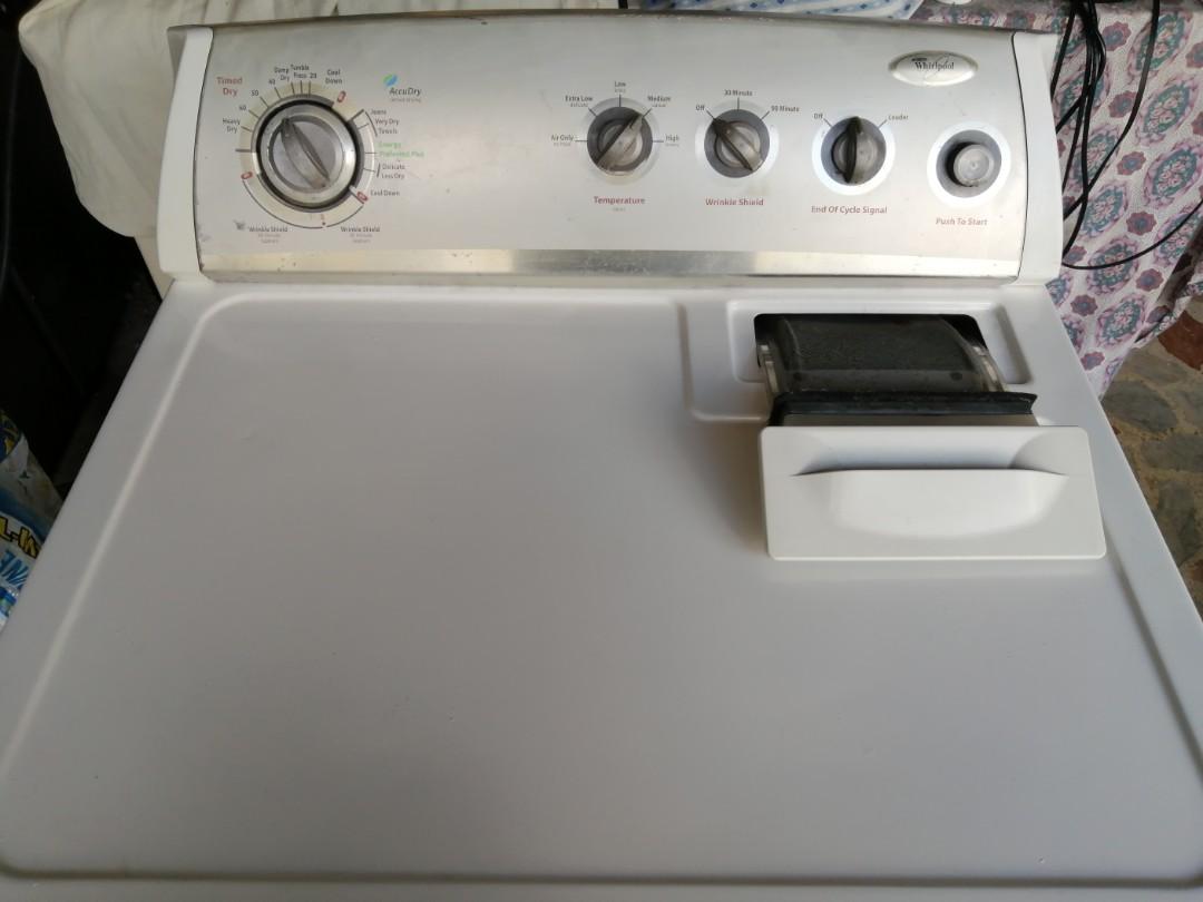 Whirlpool Heavy Duty Gas Dryer 110v 10kg, TV & Home Appliances, Washing
