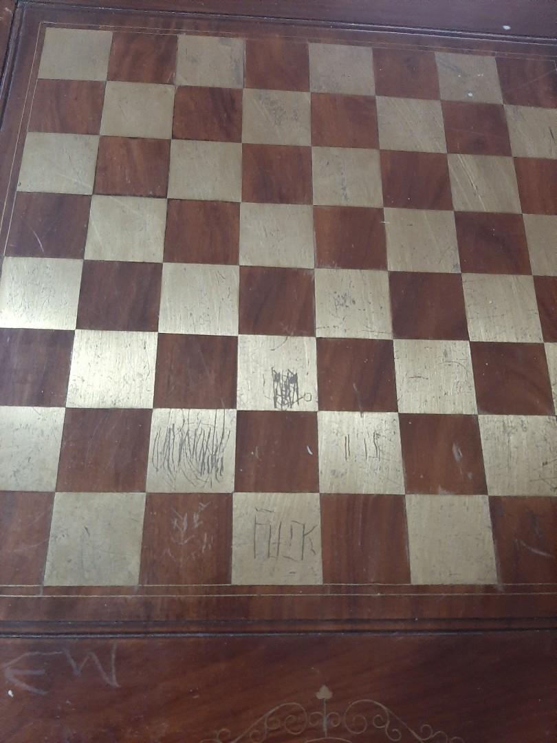 Wooden Chess Tables with a Geometric or Abstract Design That Will Appeal to Modern Buyers