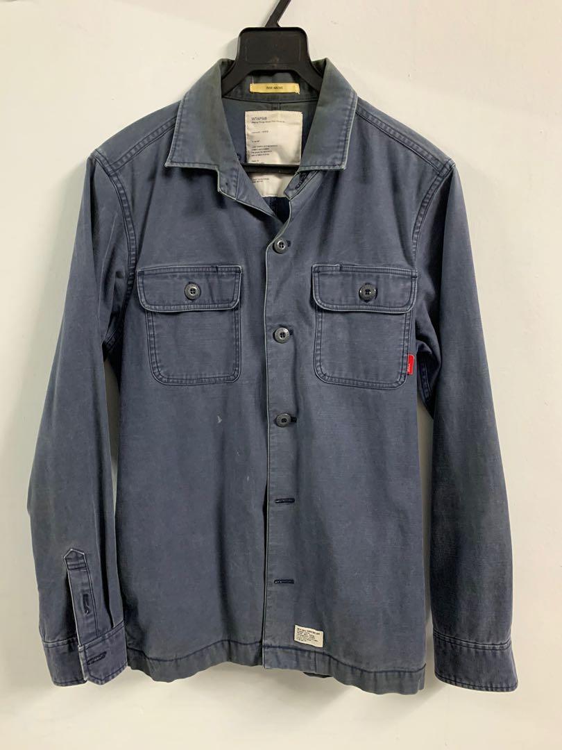 WTAPS NAVY Shirt Jacket “Rokudenashi”, Men's Fashion, Coats