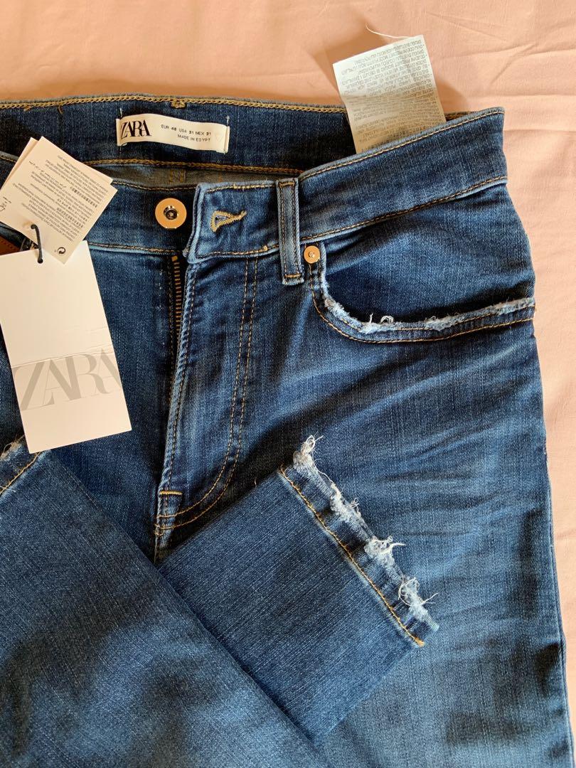 ZARA JEANS SKINNY COMFORT, Fesyen Pria, Pakaian , Bawahan di Carousell