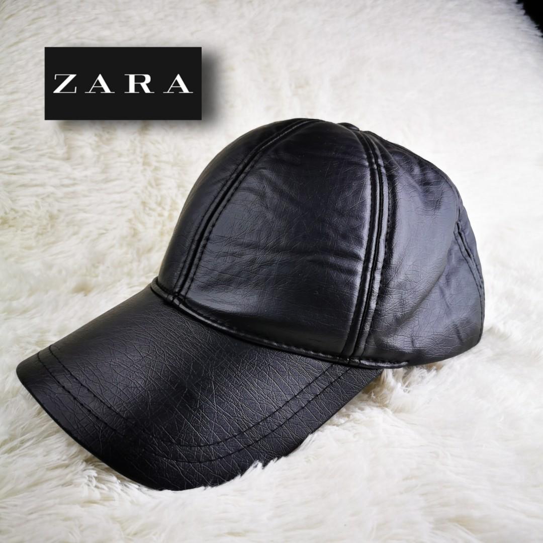 zara black cap